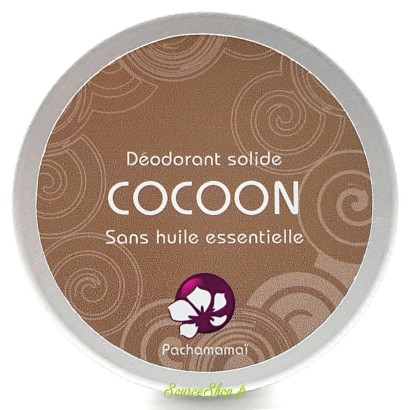 Déodorant solide à l'argile "Cocoon" - sans huiles essentielles - Pachamamaï 