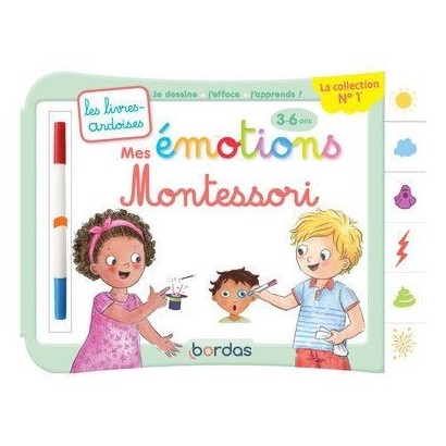 Mes émotions Montessori - Ardoises 3 à 6 ans