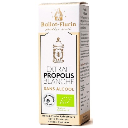 Extrait de propolis blanche BIO sans alcool - 15ml - Ballot Flurin