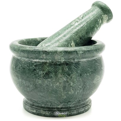 Mortier en marbre vert - 10cm