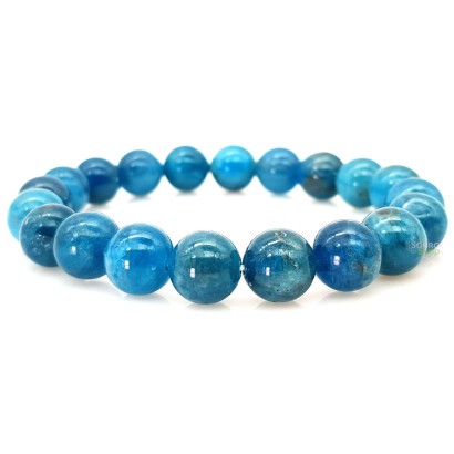 Bracelet Apatite bleue - AAA - Calme & Equilibre Emotionnel